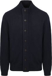 Barbour Cardigan Patch Navy