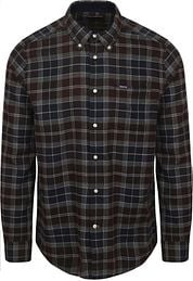 Barbour Fortrose Shirt Tartan Navy Brown