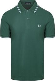  Fred Perry Polo Twin Tipped M3600 Green Z59