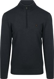 No Excess Half Zip Pullover Navy 