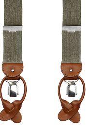 Profuomo Suspender Green Melange