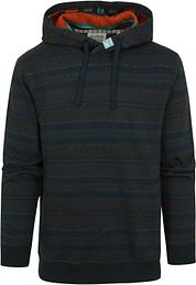 Scotch and Soda Hoodie Contrast Dark Green