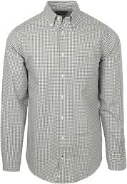 Steppin' Out Poplin Shirt Checks Green