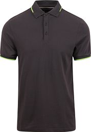 Suitable Fluo B Polo Shirt Anthracite