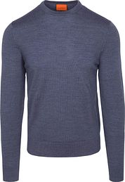 Suitable Merino Pullover Denim Blue