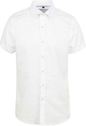Suitable Short Sleeve Shirt Linen White