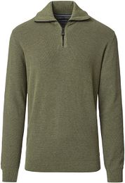 Casa Moda Halfzip Pullover Green