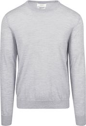 King Essentials The John Pullover Merino Light Grey