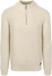 NZA Half Zip Trui Drake Warm Beige