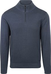 Petrol Half Zip Pullover Augusta Navy