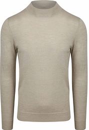 Profuomo Turtleneck Pullover Merino Ecru