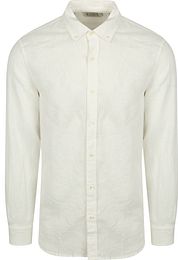 Scotch and Soda Linnen Overhemd White