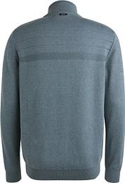 Vanguard Sweater Half Zip Textured Light  Blue