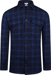 McGregor Overshirt Tartan Checks Dark Blue