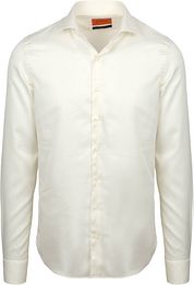 Suitable Shirt Extra Long Sleeves Twill Ecru