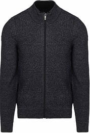 State Of Art Cardigan Structure Melange Navy