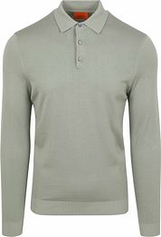 Suitable Compact Cotton Polo Shirt Light Green