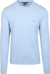 Tommy Hilfiger Pullover Cotton Kashmir Light Blue