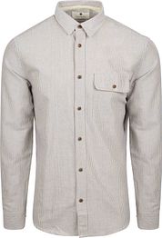 Anerkjendt Shirt Akkonrad Stripe Beige