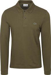Lacoste Longsleeve Polo Shirt Olive Green