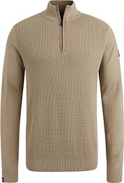 Vanguard Pullover Half Zip Beige 