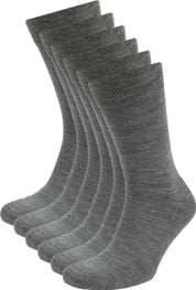 Suitable Merino Socks Gray 6-Pack