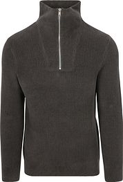 Marc O'Polo Half Zip Pullover Anthracite