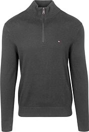 Tommy Hilfiger Half Zip Pullover Anthracite