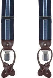 Profuomo Luxe Bretel Navy-Lichtblauw