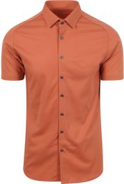 Desoto Short Sleeve Jersey Overhemd Peach Oranje