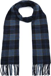 BarbourScarfs Tartan Lambswool Midnight