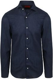 Suitable Shirt Linen Navy 