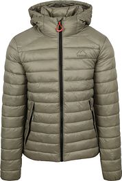 Superdry Fuji Puffer Jacket Khaki
