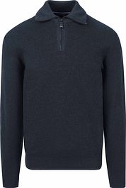 Casa Moda Halfzip Pullover Dark Blue