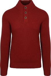 NZA Pullover Mocker Adan Cherry Red
