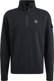 PME Legend Half Zip Sweater Interlock Jersey Navy