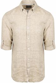 Steppin' Out Shirt Linen Beige