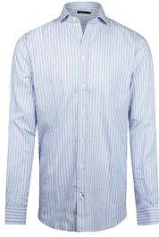 Steppin' Out Shirt Stripe Light Blue Red