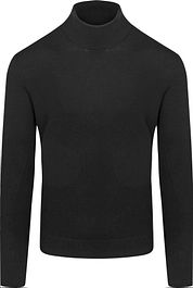 Suitable Merino Turtleneck Black