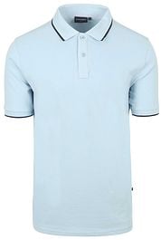 Suitable Respect Polo Shirt Tip Ferry Light Blue