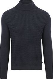 Suitable Turtleneck Cable Navy