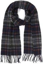 BarbourScarfs Tartan Lambswool Grey