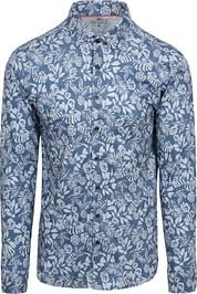 Desoto Shirt Denim Floral Blue