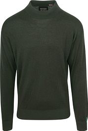 Scotch and Soda Essential Wool Blend Pullover Dark Green