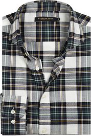 Steppin' Out Flanel Shirt Checks Black Green