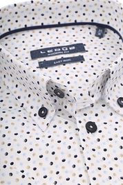 Ledub Short Sleeve Shirt Blue Dots