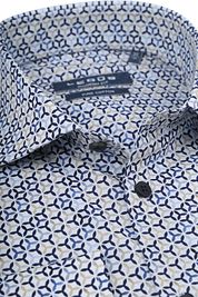 Ledub Shirt Print Blue 