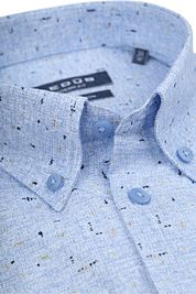 Ledub Shirt Print Light Blue Chest Pocket