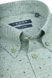 Ledub Shirt Print Green Chest Pocket