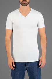 Garage Stretch Basic Dark Blue V-Neck